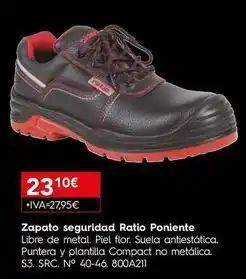 Cadena88 Ratio - zapato seguridad porriente oferta