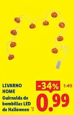 Ocine Livarno - home guirnalda de bombillas led de halloween oferta