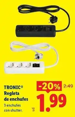 Ocine Tronic - regleta de enchufes oferta