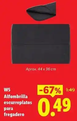 Ocine W5 - alfombrilla escurreplatos para fregadero oferta