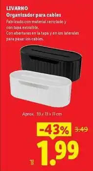 Ocine Livarno - organizador para cables oferta