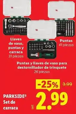 Ocine Parkside - set de carraca oferta