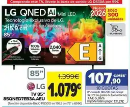 Carrefour Lg - tv 85 85qned7eb3a.aeu oferta