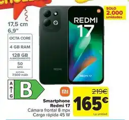 Carrefour Xiaomi - smartphone redmi 17 oferta