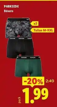 Ocine Parkside - boxers oferta