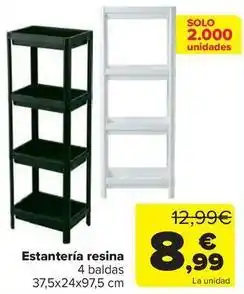 Carrefour Estanteria resina oferta