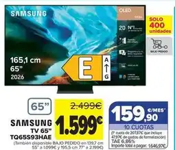 Carrefour Samsung - tv 65'' tq65s93hae oferta