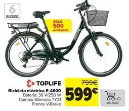 Carrefour Toplife - bicicleta electrica e-4600 oferta