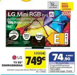 Carrefour Lg - tv 55 55mr86b6a oferta