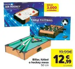 Carrefour Billar futbol o hockey mesa oferta