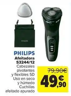 Carrefour Philips - afeitadora s3244/12 oferta