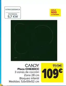 Carrefour Candy - placa ch63dcc oferta