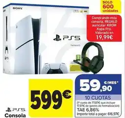 Carrefour Sony - consola oferta