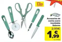 Carrefour San ignacio - accesorios de cocina acero inoxidable sabores oferta