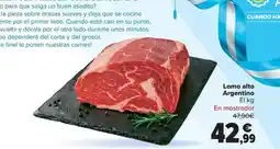 Carrefour Lomo alto argentino oferta