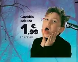 Carrefour Cuchillo cabeza oferta