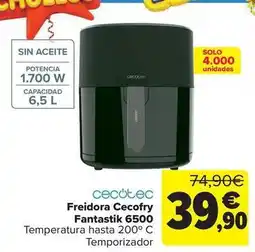 Carrefour Cecotec - freidora cecofry fantastik 6500 oferta
