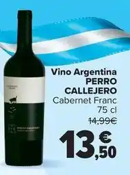 Carrefour Perro callejero - vino argentina oferta