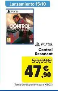 Carrefour Sony - control resonant oferta
