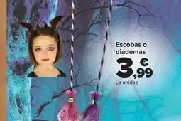 Carrefour Escobas o diademas oferta