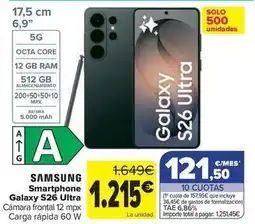 Carrefour Samsung - smartphone galaxy s26 ultra oferta