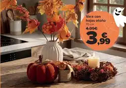 Carrefour Vara con hojas otono oferta
