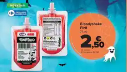 Carrefour Fini - bloodyshake oferta