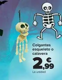 Carrefour Colgantes esqueleto o calavera oferta