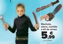 Carrefour Machete sierra cuchillo o kit de armas oferta