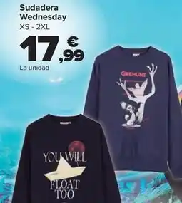 Carrefour Sudadera wednesday oferta