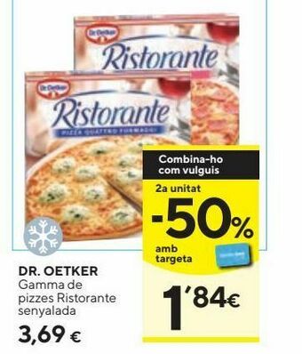 Caprabo Pizza dr oetker oferta