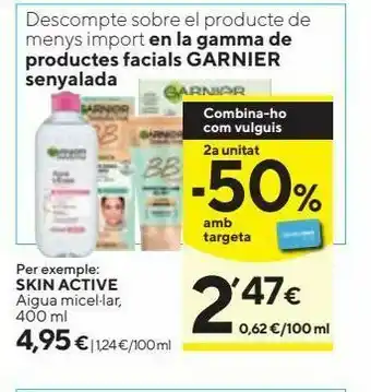 Caprabo Desmaquillante garnier oferta