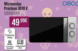 MR Micro Cecotec - microondas proclean 3010 v oferta