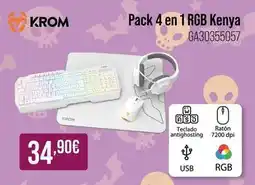 MR Micro Krom - pack 4 en 1 rgb kenya oferta