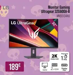 MR Micro Lg - monitor gaming ultragear 32g600a-b oferta