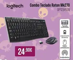 MR Micro Logitech - combo teclado mk270 oferta