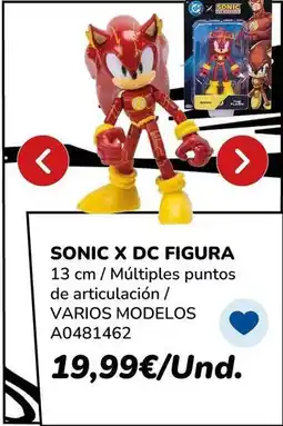 Juguettos Sonic - x dc figura oferta