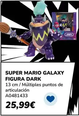 Juguettos Jr - super mario galaxy figura dark oferta