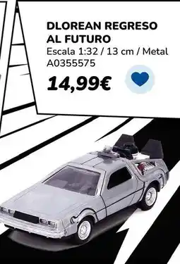 Juguettos Dlorean regreso al futuro oferta
