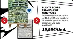 Juguettos Puente sobre estanque de oferta