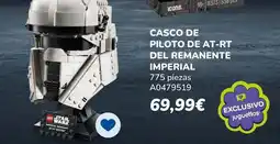 Juguettos Lego - casco de piloto de at-rt del remanente imperial oferta