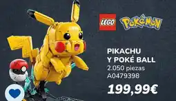 Juguettos Lego - pikachu y poke ball oferta