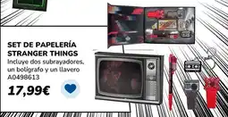Juguettos Set de papelería stranger things oferta