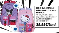 Juguettos Hello kitty - mochila kuromi o and friends oferta