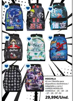 Juguettos Speed - mochila oferta