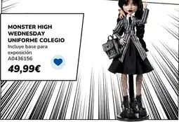 Juguettos Monster - high wednesday uniforme colegio oferta