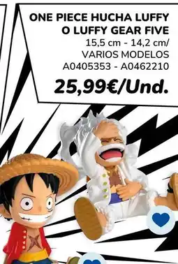 Juguettos One - piece hucha luffy o luffy gear five oferta
