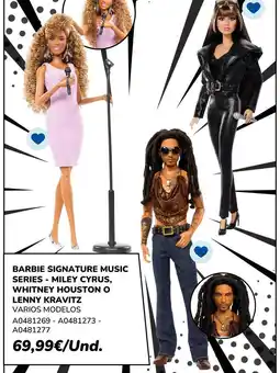 Juguettos Barbie - signature music series oferta