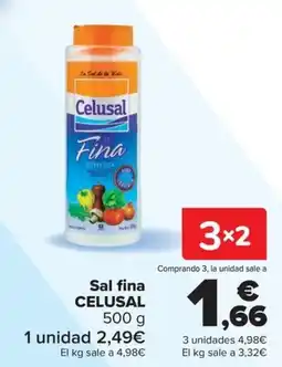 Carrefour Celusal sal fina oferta