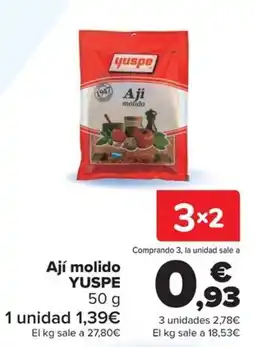 Carrefour Yuspe aji molido oferta